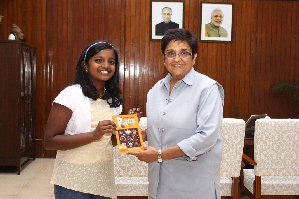 Ananya with KiranBedi