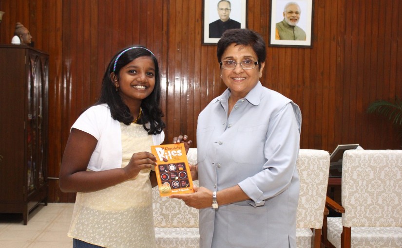 Ananya with KiranBedi